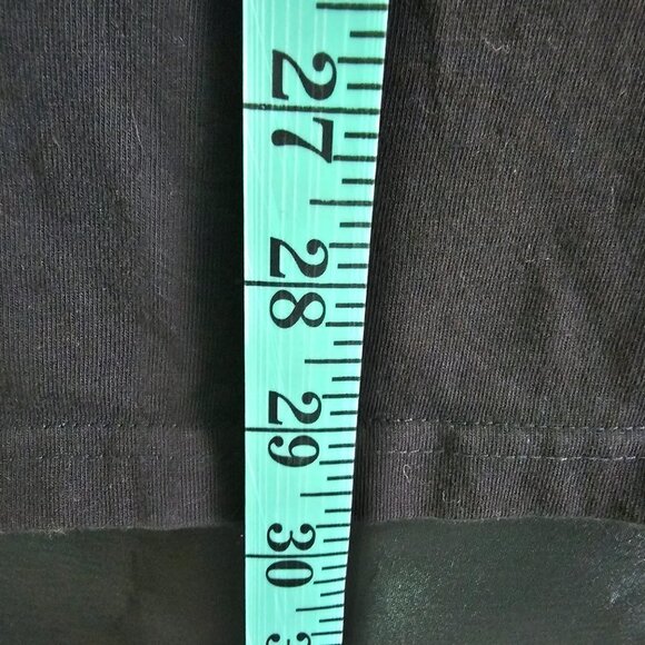 Men's Basic Crew Neck T-Shirt, Black, Short sleeve, XL - Picture 6 of 7